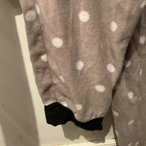 Adorable Fuzzy Bear Onesie Zip Up Hoodie Pyjamas/bear costume from George SZ S🥰 - Picture 6 of 9